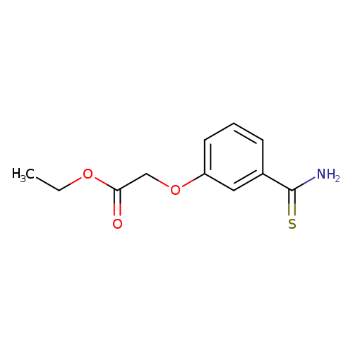 ethyl 2-(3-carbamothioylphenoxy)acetate