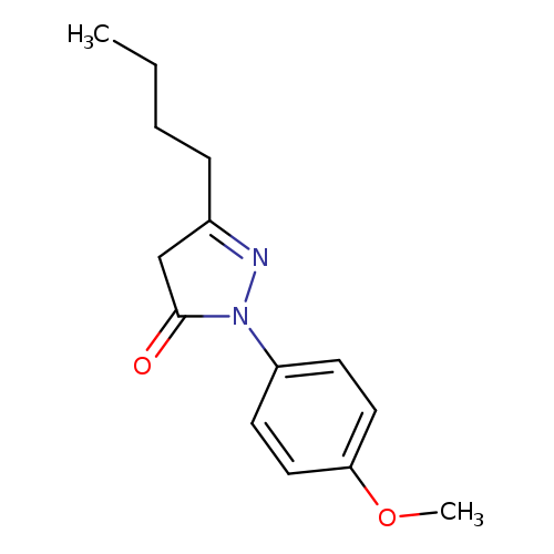 3-butyl-1-(4-methoxyphenyl)-4,5-dihydro-1H-pyrazol-5-one