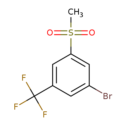 Benzene, 1-bromo-3-(methylsulfonyl)-5-(trifluoromethyl)-