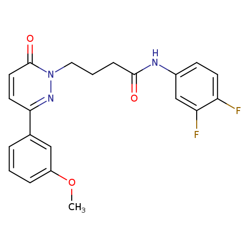 N-(3,4-difluorophenyl)-4-[3-(3-methoxyphenyl)-6-oxo-1,6-dihydropyridazin-1-yl]butanamide