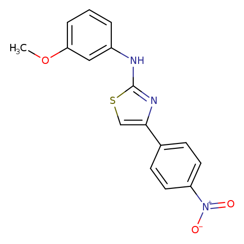 N-(3-methoxyphenyl)-4-(4-nitrophenyl)-1,3-thiazol-2-amine