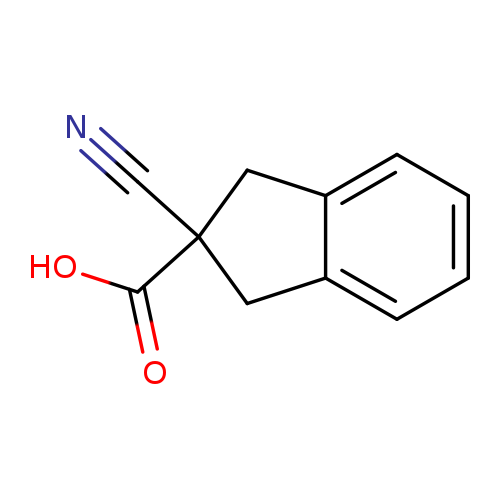 2-Cyano-1,3-dihydroindene-2-carboxylic acid
