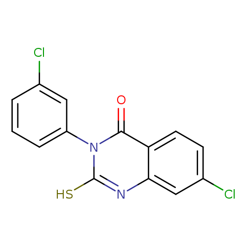 7-CHLORO-3-(3-CHLOROPHENYL)-2-MERCAPTOQUINAZOLIN-4(3H)-ONE