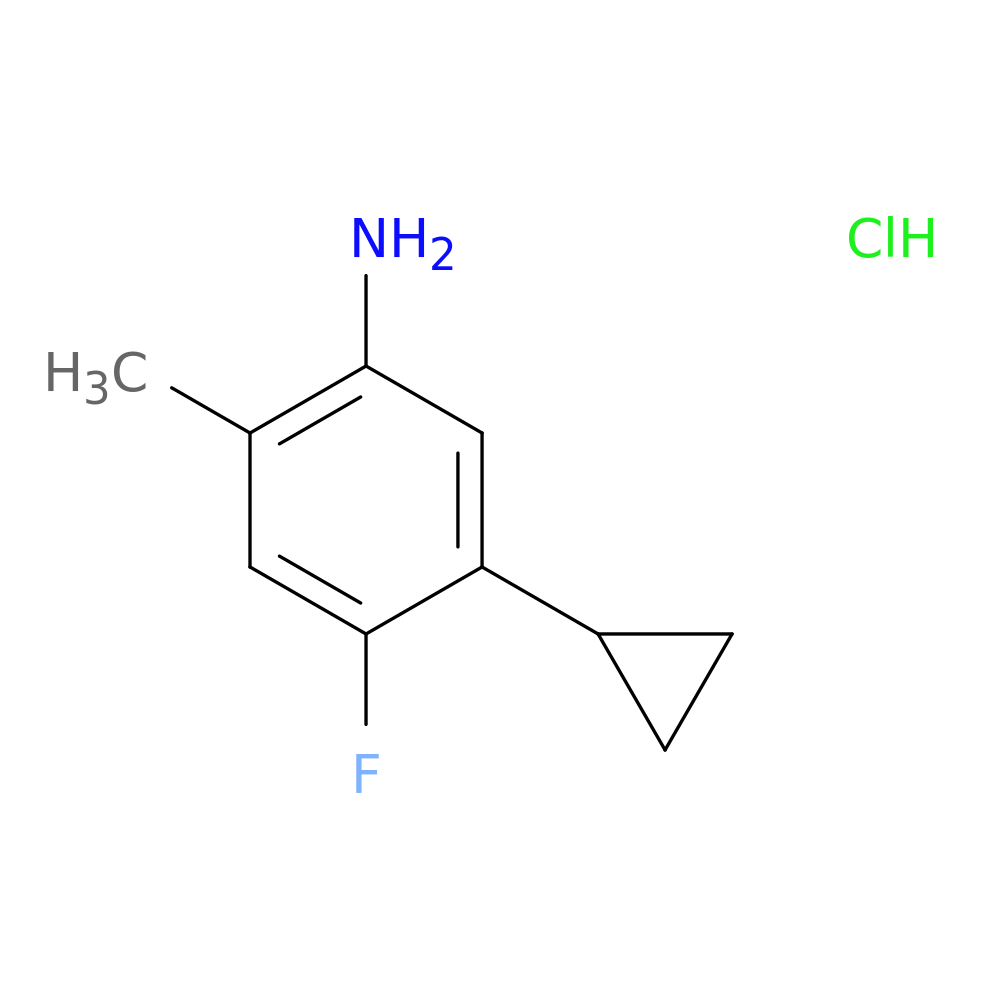 5-cyclopropyl-4-fluoro-2-methylaniline hydrochloride