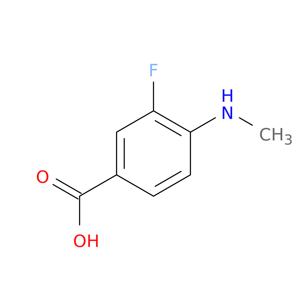 3-Fluoro-4-(methylamino)benzoic acid