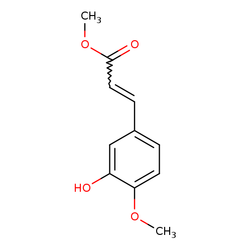 methyl 3-(3-hydroxy-4-methoxyphenyl)prop-2-enoate