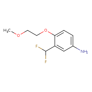 3-(Difluoromethyl)-4-(2-methoxyethoxy)aniline