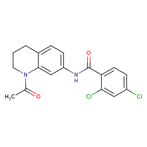 N-(1-acetyl-1,2,3,4-tetrahydroquinolin-7-yl)-2,4-dichlorobenzamide