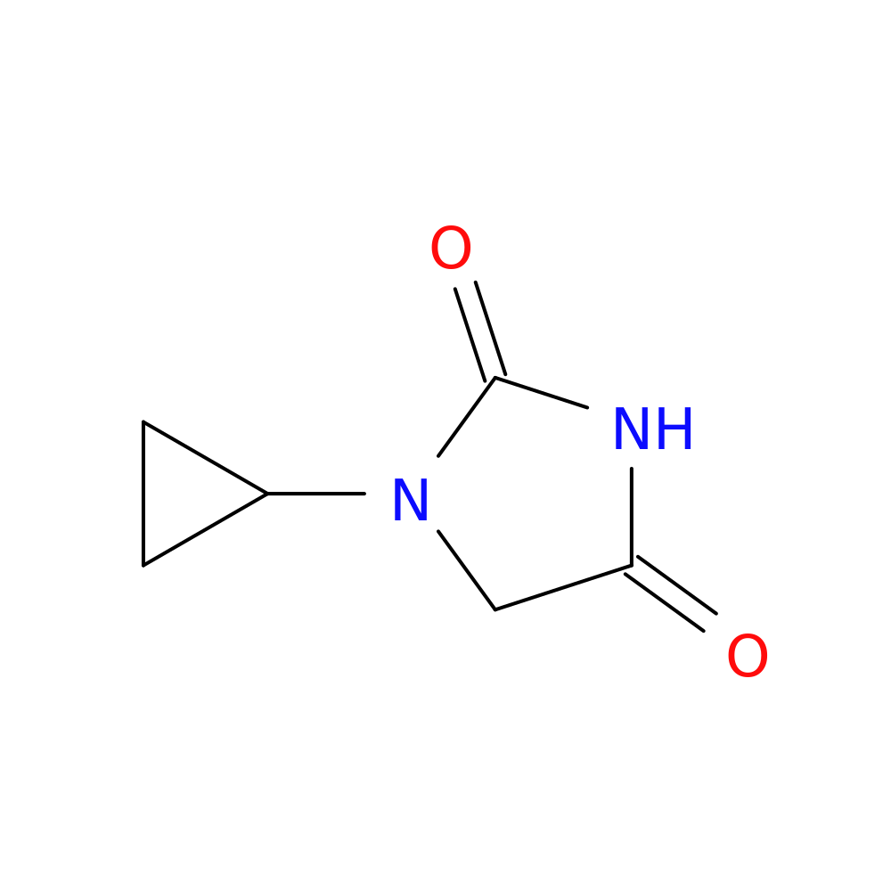 1-cyclopropylimidazolidine-2,4-dione