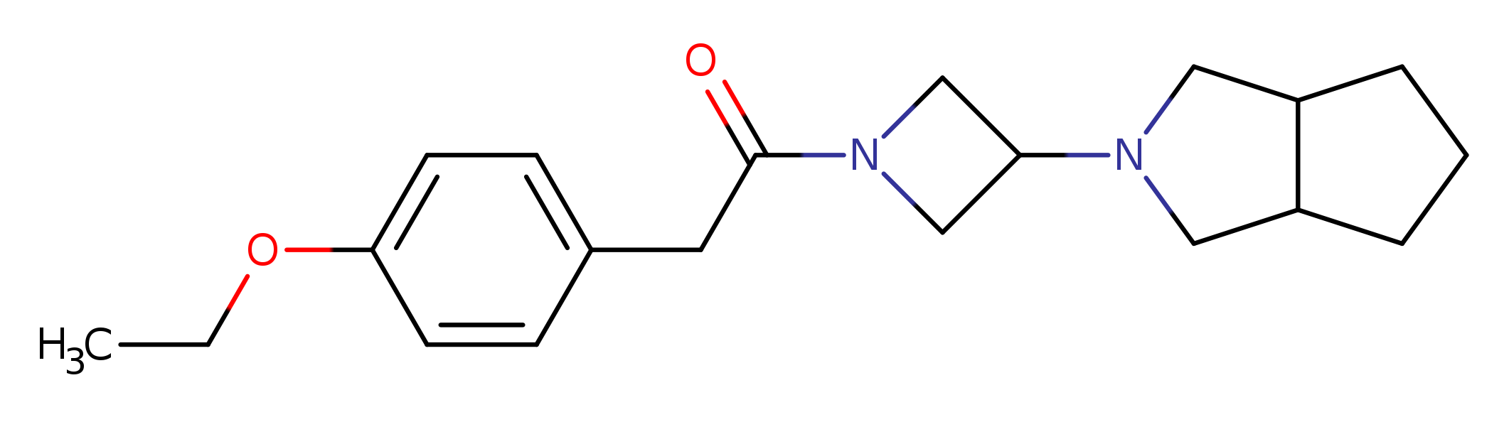 2-(4-ethoxyphenyl)-1-(3-{octahydrocyclopenta[c]pyrrol-2-yl}azetidin-1-yl)ethan-1-one