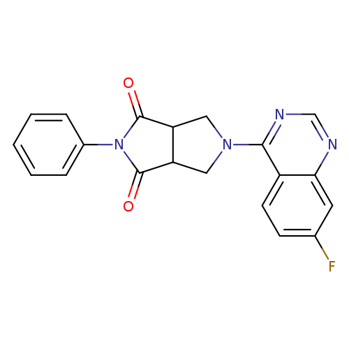 5-(7-fluoroquinazolin-4-yl)-2-phenyl-octahydropyrrolo[3,4-c]pyrrole-1,3-dione