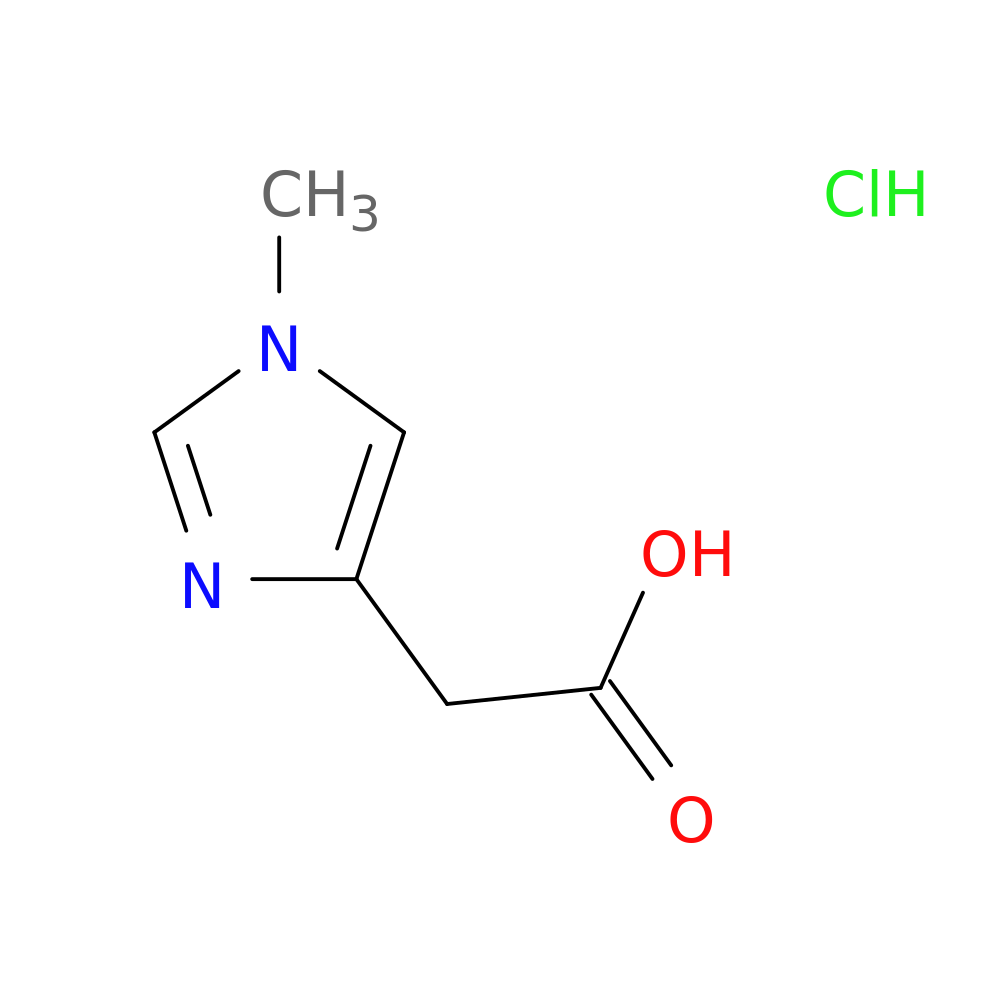 2-(1-methyl-1H-imidazol-4-yl)acetic acid hydrochloride