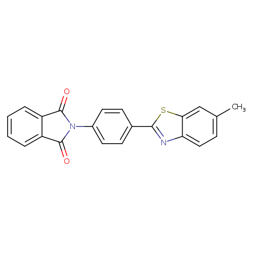 2-[4-(6-methyl-1,3-benzothiazol-2-yl)phenyl]-2,3-dihydro-1H-isoindole-1,3-dione