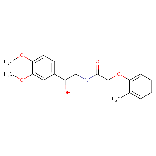 N-[2-(3,4-dimethoxyphenyl)-2-hydroxyethyl]-2-(2-methylphenoxy)acetamide
