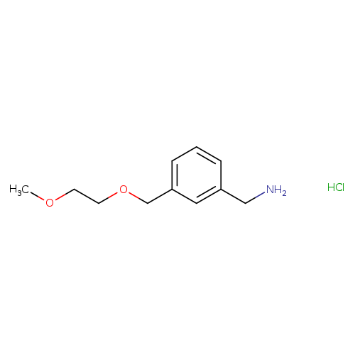 1-{3-[(2-methoxyethoxy)methyl]phenyl}methanaminehydrochloride