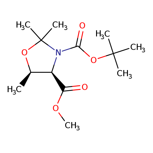3,4-Oxazolidinedicarboxylic acid, 2,2,5-trimethyl-, 3-(1,1-dimethylethyl) 4-methyl ester, (4R,5R)-