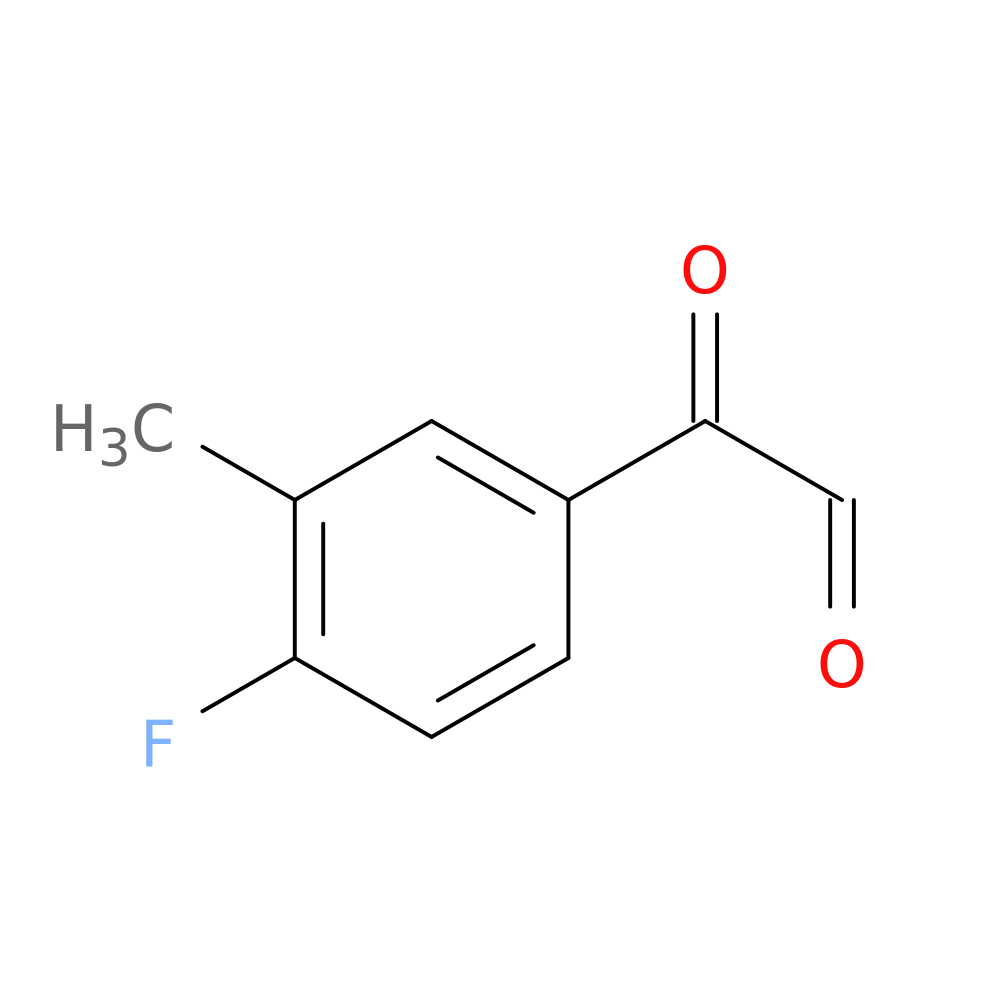 2-(4-fluoro-3-methylphenyl)-2-oxoacetaldehyde