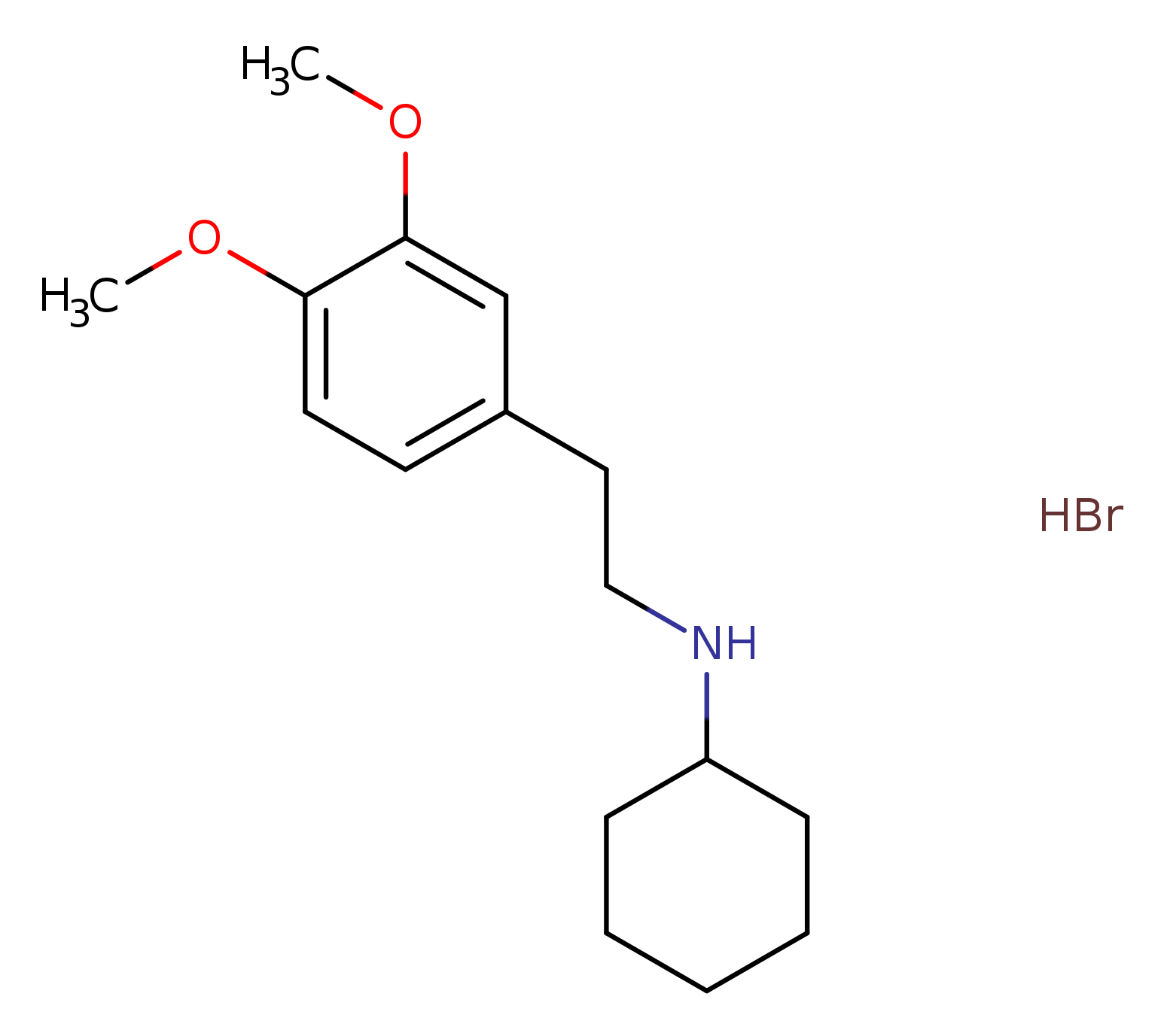 N-[2-(3,4-dimethoxyphenyl)ethyl]cyclohexanamine hydrobromide