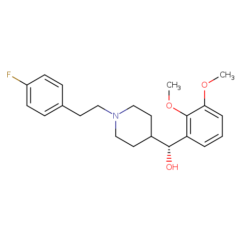 4-Piperidinemethanol, α-(2,3-dimethoxyphenyl)-1-[2-(4-fluorophenyl)ethyl]-, (αR)-