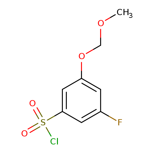 3-fluoro-5-(methoxymethoxy)benzene-1-sulfonyl chloride
