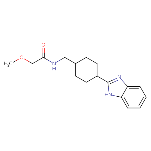 N-{[4-(1H-1,3-benzodiazol-2-yl)cyclohexyl]methyl}-2-methoxyacetamide