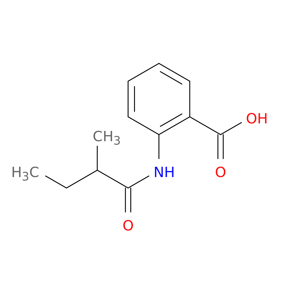 2-[(2-methylbutanoyl)amino]benzoic acid
