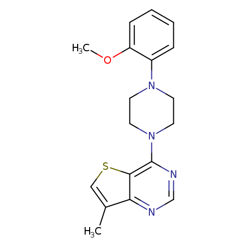 1-(2-methoxyphenyl)-4-{7-methylthieno[3,2-d]pyrimidin-4-yl}piperazine