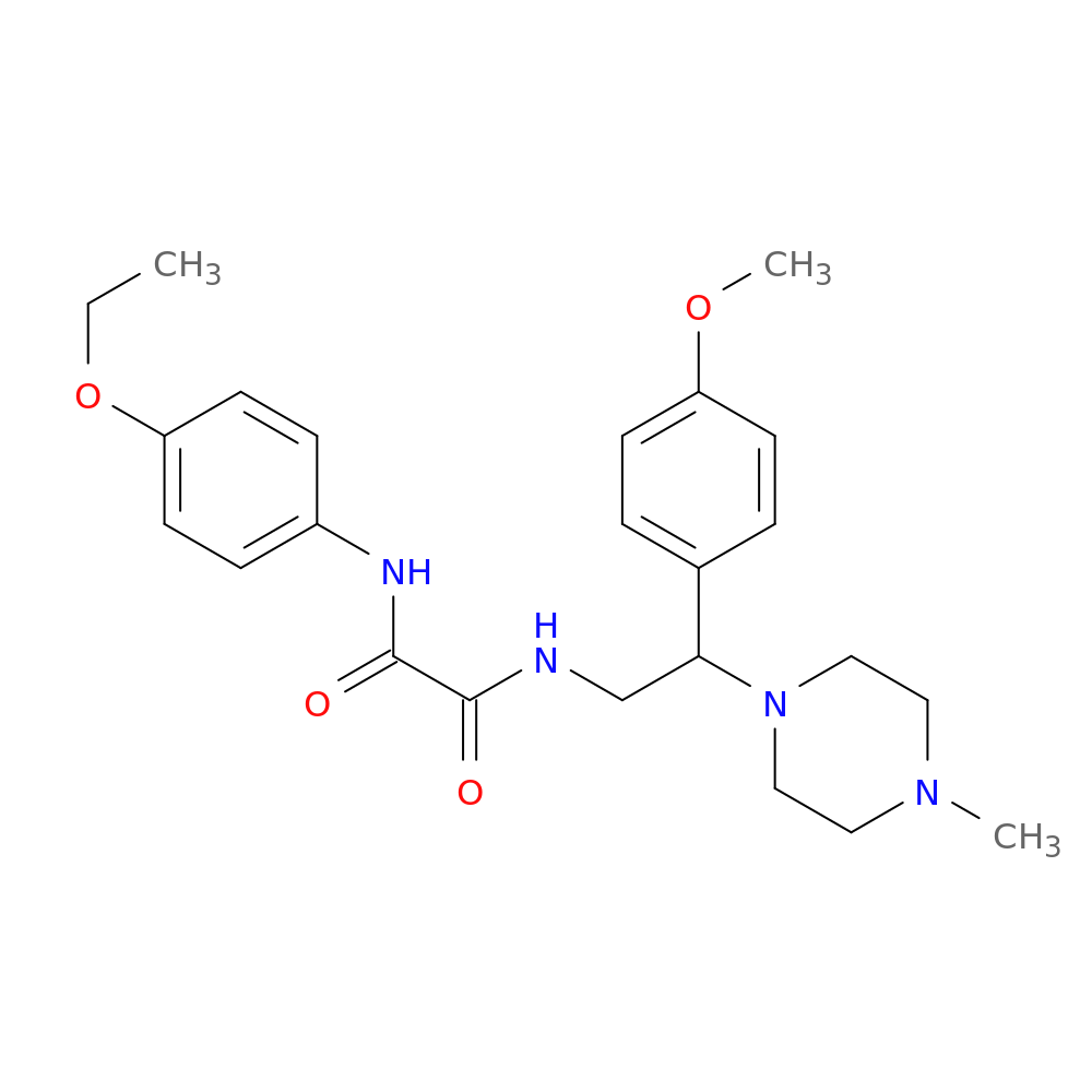 N'-(4-ethoxyphenyl)-N-[2-(4-methoxyphenyl)-2-(4-methylpiperazin-1-yl)ethyl]ethanediamide