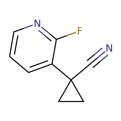 1-(2-Fluoropyridin-3-yl)cyclopropane-1-carbonitrile