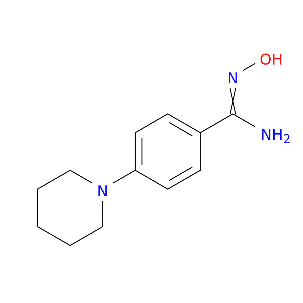 N'-hydroxy-4-(piperidin-1-yl)benzene-1-carboximidamide