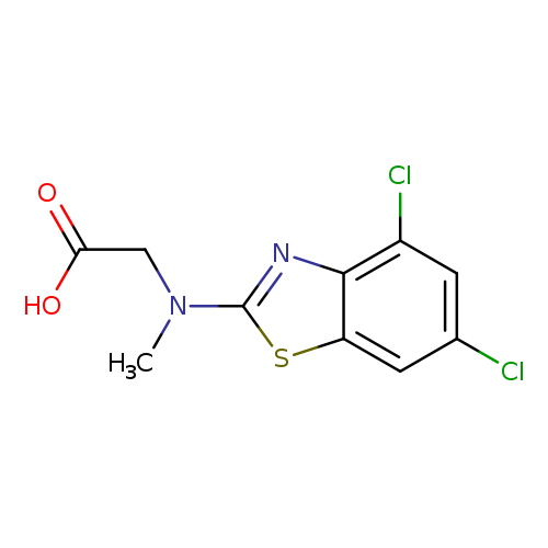 N-(4,6-Dichloro-1,3-benzothiazol-2-yl)-N-methylglycine