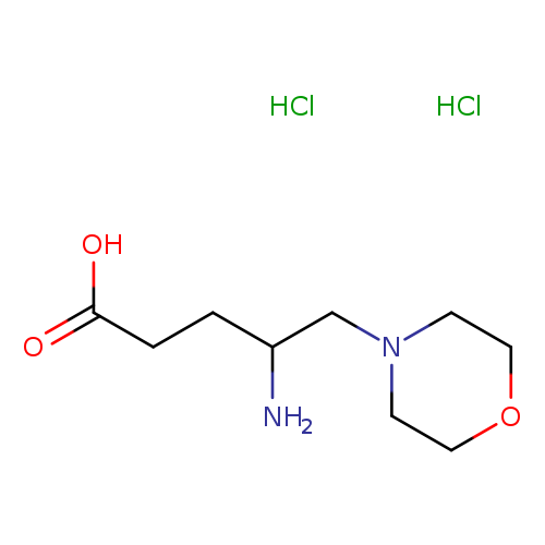 4-amino-5-(morpholin-4-yl)pentanoic acid dihydrochloride