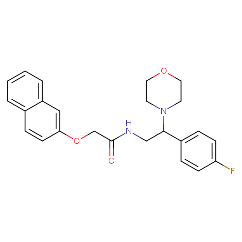 N-[2-(4-fluorophenyl)-2-(morpholin-4-yl)ethyl]-2-(naphthalen-2-yloxy)acetamide