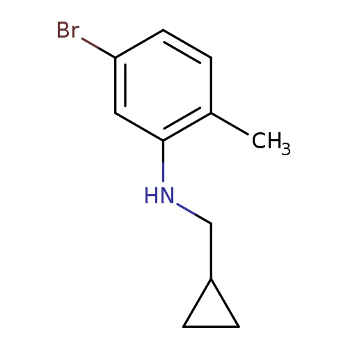 5-bromo-N-(cyclopropylmethyl)-2-methylaniline