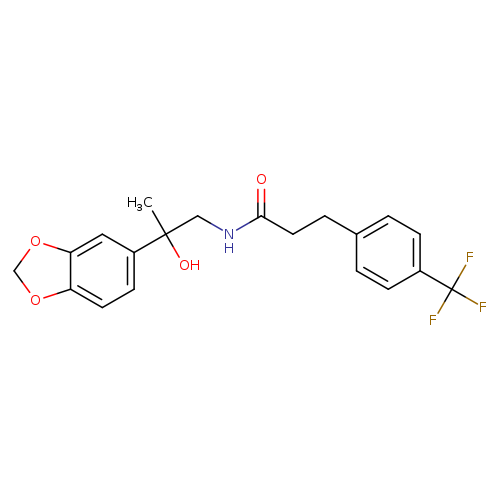 N-[2-(2H-1,3-benzodioxol-5-yl)-2-hydroxypropyl]-3-[4-(trifluoromethyl)phenyl]propanamide