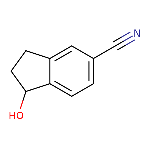 1-Hydroxy-2,3-dihydro-1H-indene-5-carbonitrile
