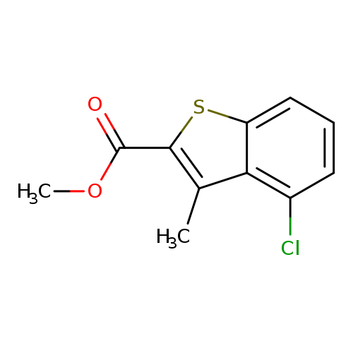 4-Chloro-3-methyl benzothiophene-2-carboxylic acid methyl ester