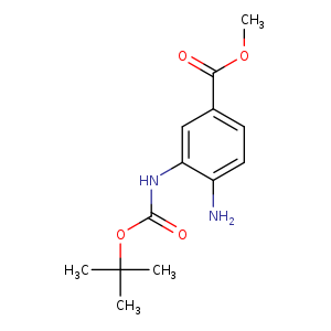 Methyl 4-amino-3-((tert-butoxycarbonyl)amino)benzoate