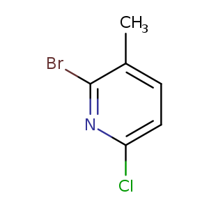 Pyridine, 2-​bromo-​6-​chloro-​3-​methyl-