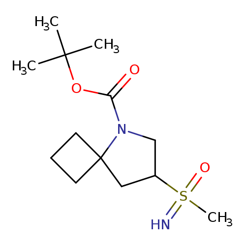 tert-butyl7-[imino(methyl)oxo-lambda6-sulfanyl]-5-azaspiro[3.4]octane-5-carboxylate