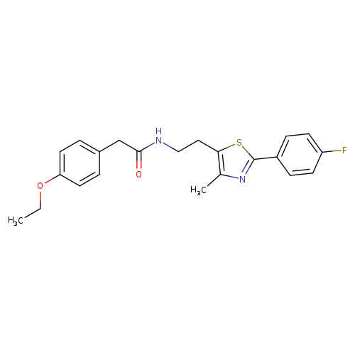2-(4-ethoxyphenyl)-N-{2-[2-(4-fluorophenyl)-4-methyl-1,3-thiazol-5-yl]ethyl}acetamide