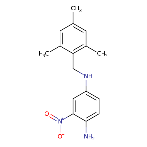 3-nitro-1-N-[(2,4,6-trimethylphenyl)methyl]benzene-1,4-diamine