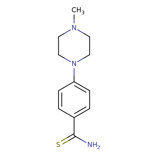 Benzenecarbothioamide, 4-(4-methyl-1-piperazinyl)-