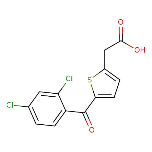2-[5-(2,4-dichlorobenzoyl)thiophen-2-yl]acetic acid