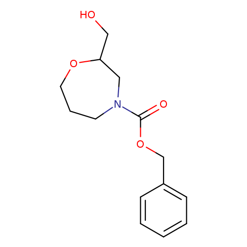 1,4-Oxazepine-4(5H)-carboxylic acid, tetrahydro-2-(hydroxymethyl)-, phenylmethyl ester