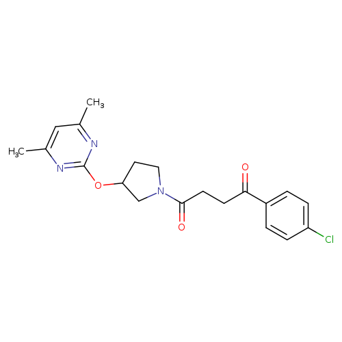 1-(4-chlorophenyl)-4-{3-[(4,6-dimethylpyrimidin-2-yl)oxy]pyrrolidin-1-yl}butane-1,4-dione