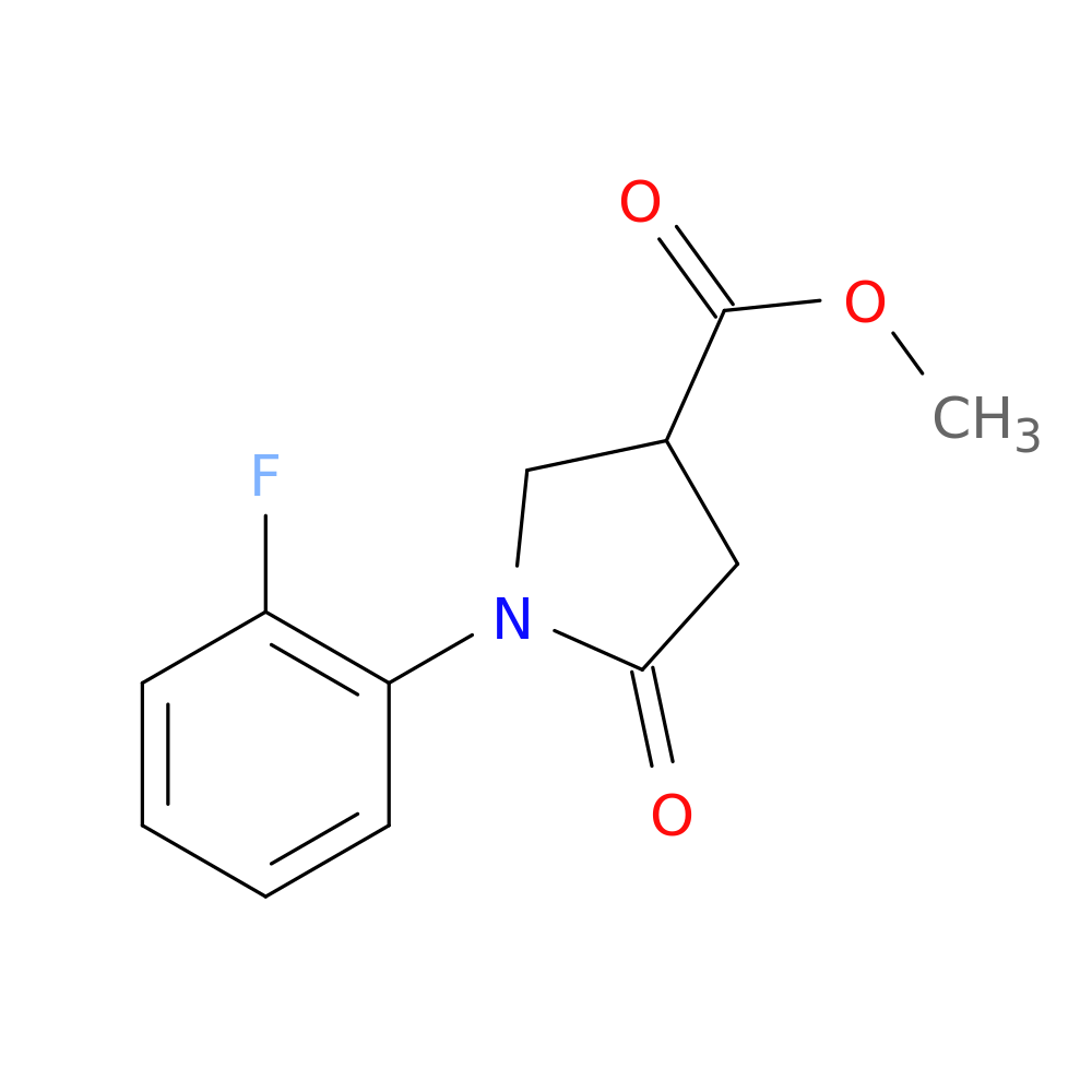 Methyl 1-(2-fluorophenyl)-5-oxopyrrolidine-3-carboxylate