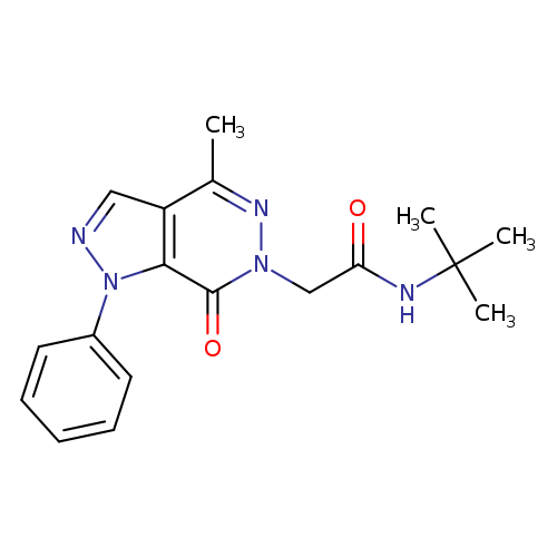 N-tert-butyl-2-{4-methyl-7-oxo-1-phenyl-1H,6H,7H-pyrazolo[3,4-d]pyridazin-6-yl}acetamide