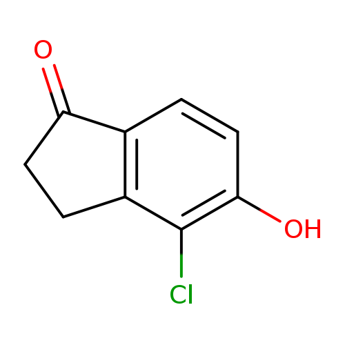 4-Chloro-5-hydroxy-2,3-dihydro-1H-inden-1-one