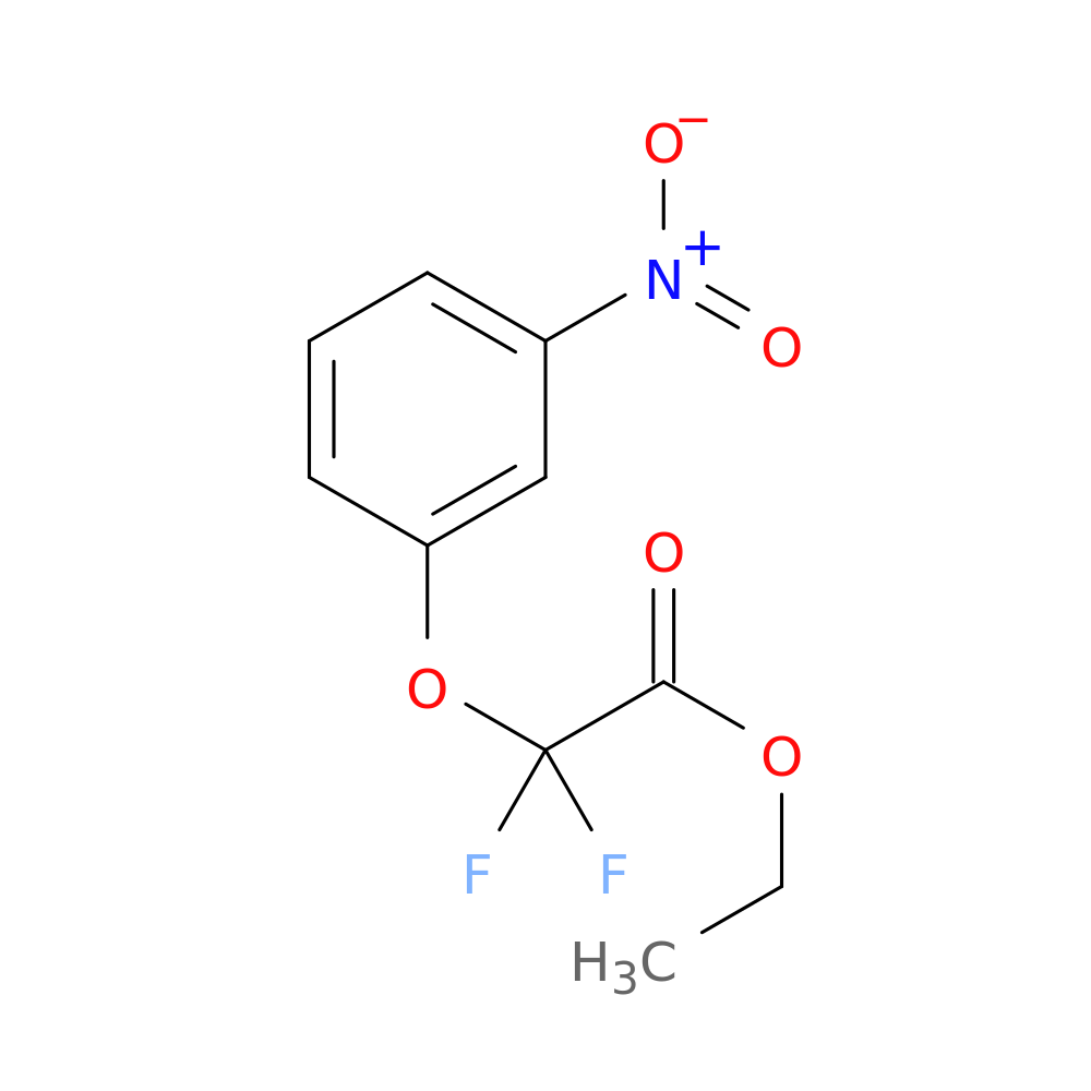 Difluoro-(3-nitro-phenoxy)-acetic acid ethyl ester